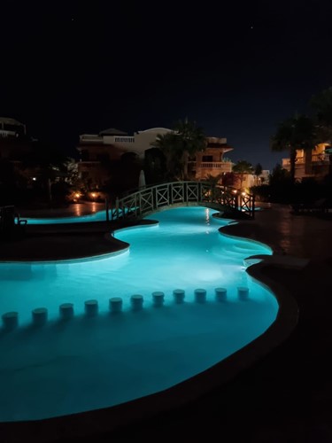 Villa mit Meerblick in Jamaran Sahl Hasheesh, Hurghada, Ägypten.